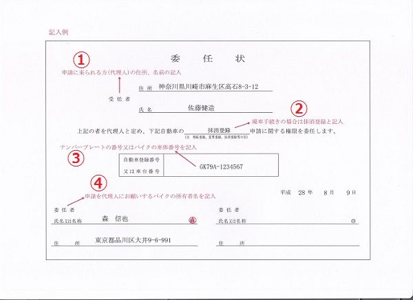 廃車手続き書類ダウンロード バイクコム湘南